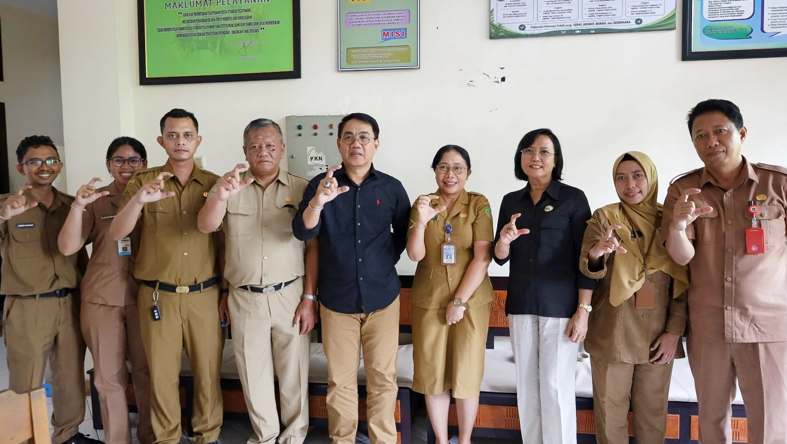 Dinas Pertanian, Perikanan dan Pangan Jembrana Terima Visitasi Komisi Informasi Provinsi Bali